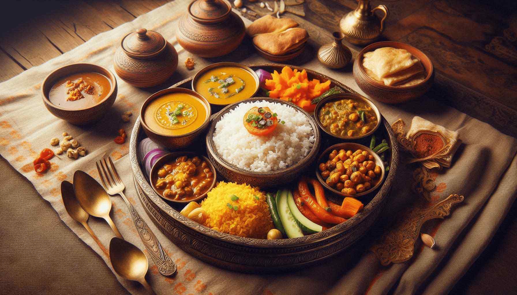 Nepali dish - Dal Bhat Tarkari